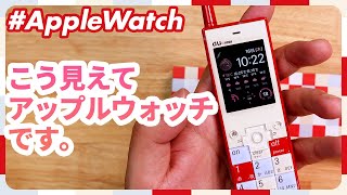 【Apple Watch】初代INFOBAR型Apple Watchケースが登場！ [upl. by Esele]