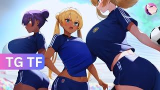 We need to work together⚽ TG TF Transgender Transformation Anime MTF [upl. by Nosnor]