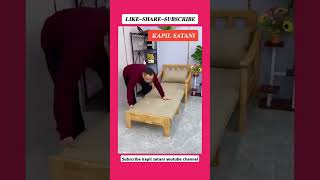 Making a bed out of a chair  New Idea  awesome video  kapil satani [upl. by Thomasine]