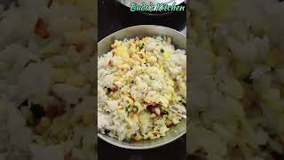 Bengali style pohaChirer Polao breakfast recipe poha cooking foodlover ytviral foodie yt [upl. by Aizirtap]