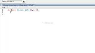 VerilogHDL Basic Tutorial 1 [upl. by Yecam]