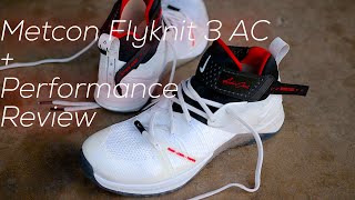 Nike Metcon Flyknit 3 quotAdonis Creedquot  PERFORMANCE REVIEW [upl. by Etterraj]