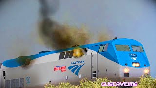 Amtrak engine problem [upl. by Shuma]