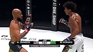 Demetrious Johnson Vs Adriano Moraes 3 Full Fight Highlights  Johnson Vs Moraes Highlights  ONE FC [upl. by Leandre]