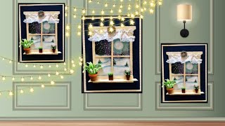 Unique Wall Hanging Craft ideas  Christmas Craft ideas [upl. by Mclaughlin395]