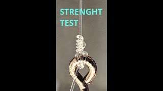 Trilene fishing knot static tensile strenght testing [upl. by Jabin164]