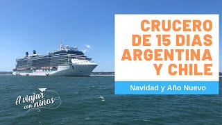 🇨🇱🇦🇷Viajando al fin del mundo  Viaje en crucero desde Buenos Aires  A viajar con niños [upl. by Button]