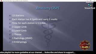 Anatomy OSPE Material  1st year MBBS  General guideline [upl. by Suicul]