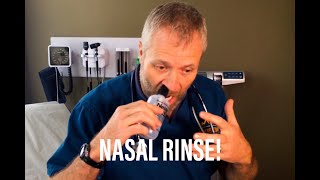 Nasal Rinse Technique Tips to make it more comfortable [upl. by Annaoi]