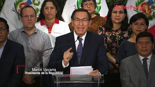 Mensaje a la Nación del presidente Martín Vizcarra 15032020 [upl. by Onurb]