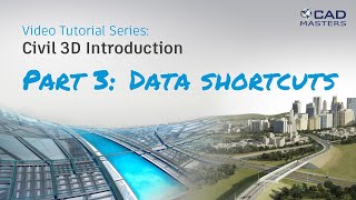 Civil 3D Tutorial 3 Data Shortcuts [upl. by Htaras]