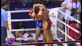 Pakorn Baanpiaoom vs Yodwicha Por Boonsit 12th September 2012 [upl. by Ajnot]