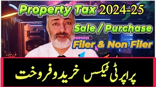 Property Sale Purchase Taxes Budget 2024 25  Wakeel Nama [upl. by Korff689]