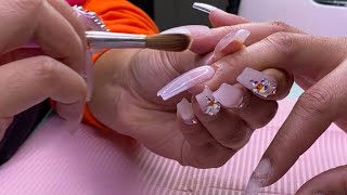 How To Do Acrylic Nails Fullset For Beginners StepbyStep [upl. by Haliled166]