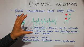 CVS physiology 52 Electrical alternans [upl. by Torbart]