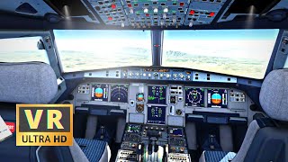 Full Flight in VIRTUAL REALITY VR  Virtual Hands ONLY no HOTAS In The A320  3080ti [upl. by Terag]