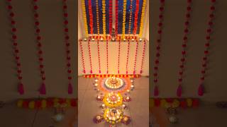 Diwali decoration ideas diwalidecor diwali rangoli diwalirangoli [upl. by Aehtorod276]