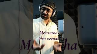 One minute cover song  Meettatha oru veenai Poonthottam [upl. by Suravaj]