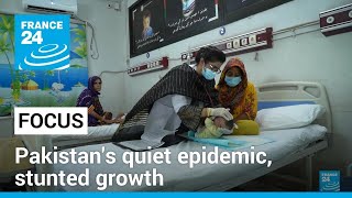 Malnutrition in Pakistan Over 40 of children under five suffer from stunted growth • FRANCE 24 [upl. by Brunk]