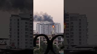 Kalyan vertex building got fire 😱😱🔥🔥kalyanvertexbuildingfirebuildingkalyanwest [upl. by Udell330]