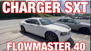 2009 Dodge Charger SXT V6 TRUE DUAL EXHAUST w FLOWMASTER 40 SERIES [upl. by Nemrak]