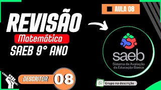 REVISÃO PARA PROVA SAEB 9º ANO AULA 8 [upl. by Katerina715]