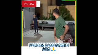 FAKHAR ZAMAN  PLAYING WITH SON  CRICKET VIDEOS HD 2024 [upl. by Pyle]