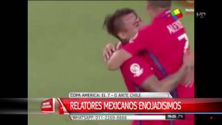 Así vivieron los mexicanos la goleada ante chile [upl. by Madonia]