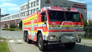 Ostrava fire dept engine amp tanker responding  Ostrava HZS CAS 20 amp CAS 30  S3VH CZ  362015 [upl. by Hanima]