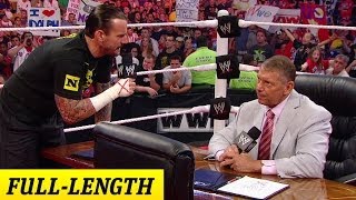 CM Punk negotiates his contract with Mr McMahon [upl. by Ahlgren]