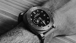 The Panerai 47mm Submersible 305 1305 on wrist review and why I traded away my 42mm 683 682 [upl. by Ardnusal]