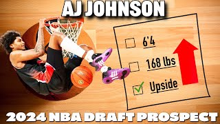 2024 NBA Draft Prospect Aj Johnson  NBL [upl. by Pahl]