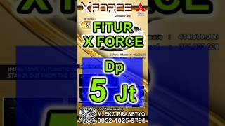 Fitur Mitsubishi Xforce  DP 5 Jt [upl. by Ecirtel371]