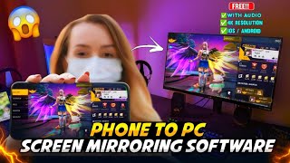 How To Cast Android Screen to PC  Phone ScreenMirror to Pc mirror screenmirror [upl. by Einot]