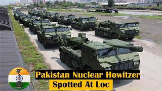 Pakistan SH 15 155mm SPH spotted at LoC [upl. by Jarlath728]