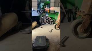 Fixing the snowblower after the PTO shaft broke HandsomeOrHandy JohnDeere repair ￼ [upl. by Aicinet]