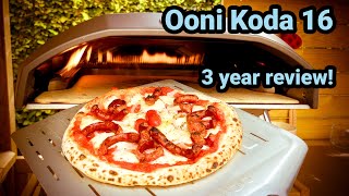 My Ooni KODA 16 Pizza Oven Review  THREE Years Later [upl. by Haley939]