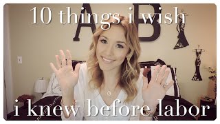 10 things i wish i knew before labor  collab with twins and toddlers [upl. by Nitsirt]