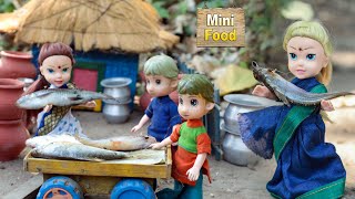 Miniature Fish Village Cooking  Tiny Cooking  Mini Food Cooking [upl. by Nylrahc]