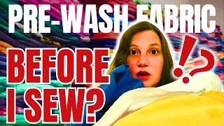 I prewashed my sewing fabric  Here’s what happened [upl. by Einned154]