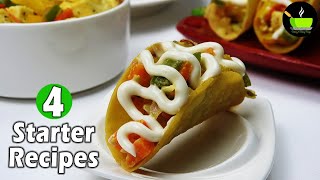 Starters Recipes  Appetizer Recipes  Quick amp Delicious Party Starters  Vegetarian Starter Recipes [upl. by Minsat]