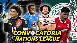 🚨 CONVOCATORIA SELECCION MEXICANA PARA NATIONS LEAGUE [upl. by Ellasal]