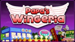 Playing Old Flash Games Papas Wingeria [upl. by Socem]