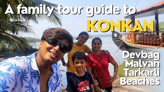 How to Plan a Konkan Trip Malvan Devbag Tarkarli Tourist Places  Nivati Beach [upl. by Corry925]