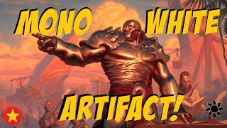 MTG Arena Mono White Artifact Standard Ranked BO1 [upl. by Esbensen]