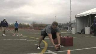 Kyle Nelson Long Snapper New Mexico State University 2011 NFL Draft [upl. by Schurman]