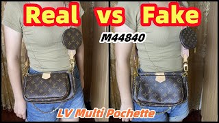 Real vs Fake Louis Vuitton Multi Pochette Accessoires M44840 From Supkicks [upl. by Darlleen901]