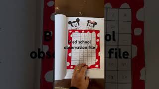 B ed school observation file song bed teachingplan file teaching model file tlm teacherjob [upl. by Atinat]