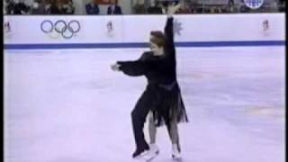 Marina KlimovaSergei Ponomarenko Compulsory Dance 1992 Winter Olympics [upl. by Frulla]