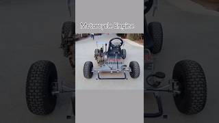 Go Kart with Motorcycle Engine shorts homemade build diy custom [upl. by Llabmik161]